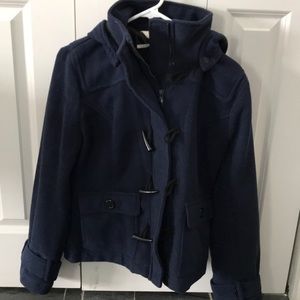 Navy blue toggle jacket size large